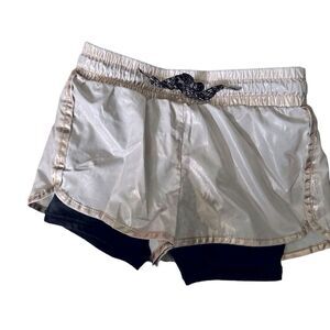 Ideology Metallic Drawstring  Shorts Size 2T